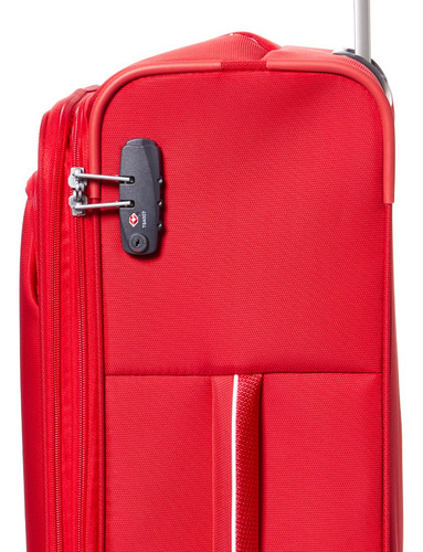 Maleta mediana Samsonite Popsoda roja, color rojo liso