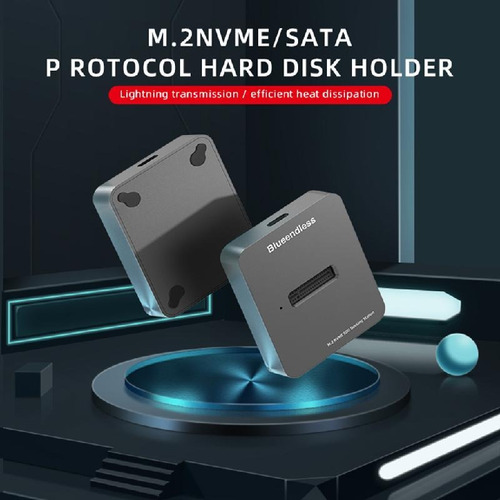 Blueendless M2 Docking Station Usb C Ssd Case Nvme Hdd Solid