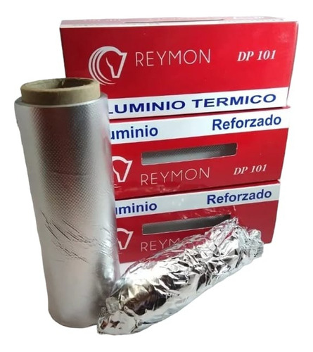 5 Rollos De Papel Aluminio Para Mechas Reymon