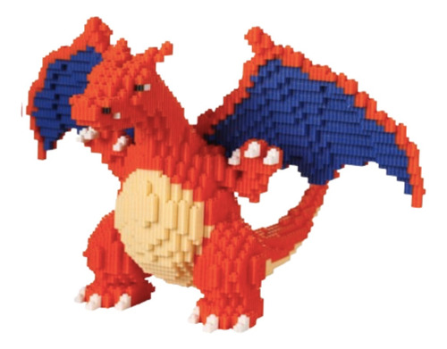 Set Bloques Construcción 3d Figuras Kit Charizard Grande