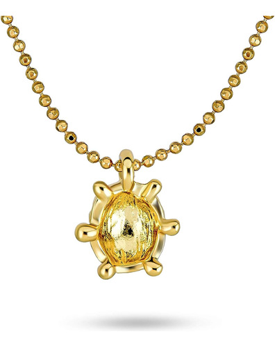 Bling Jewelry Collar Con Colgante De Mariquita De Jardín De