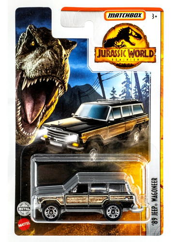 Matchbox Jurassic World 1989 Jeep Wagoneer - 1/64 