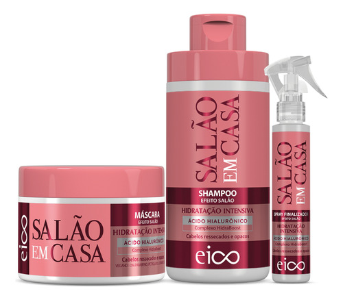 Kit Especial Salão Em Casa Hidratação Intensiva Anti Frizz