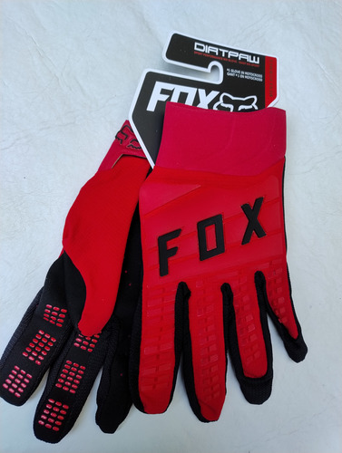 Guantes Moto Cross Fox Azul L