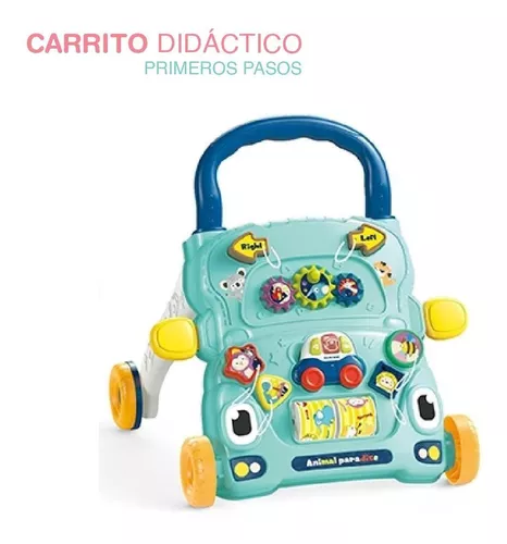 Andador Caminador multifuncional primeros pasos bebe niño rosa 35.5x43x42cm  YEI YEI-CROBB-BC