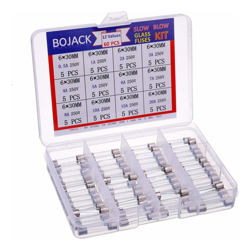 Bojack 12 Valores 60 Pcs Blow Slow Glass Fusibles Surtido Ki
