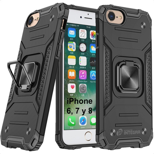 Funda Case Militar Para iPhone 6 7 8 Impacto Base 360°