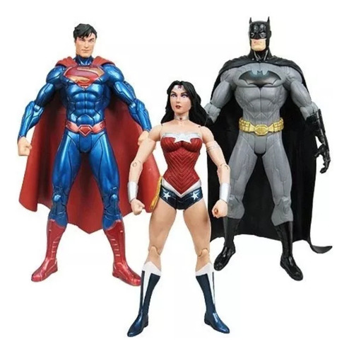Superman-mulher Maravilha-batman Figuras De Ação.importado!