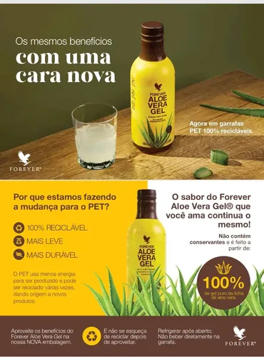Kit - 04 Aloe Vera Forever | Frete grátis