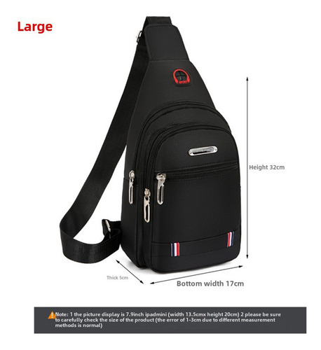 Apply To Bolso De Pecho Resistente Al Agua For Hombre,
