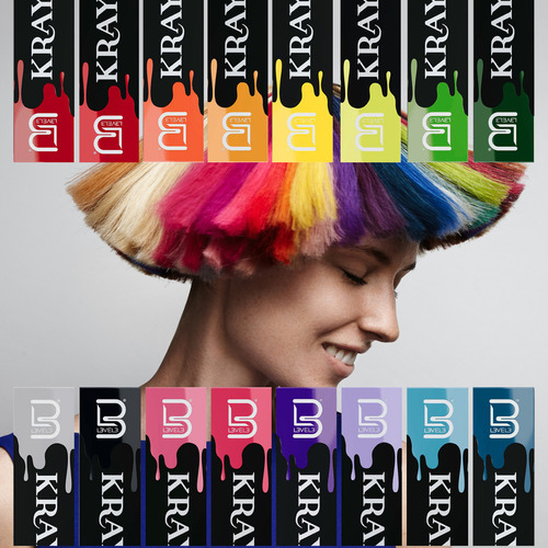 Tinte De Cabello Level 3 Semipermanente Tonos Fantasía 100ml Tono Violeta