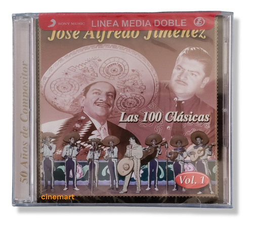 Jose Alfredo Jimenez Las 100 Clasicas Vol 1 2cd