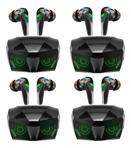 4uds Audifonos Gamer Inalambricos Con Control Touch Mayoreo