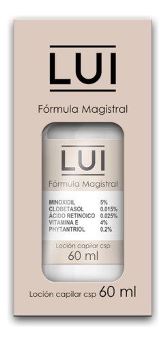 Lui Loción Capilar Anticaída Tratamiento Alopecia Fórmula 1