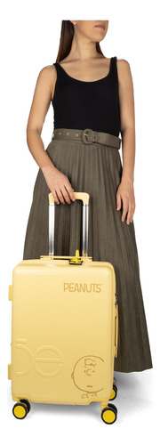 Maleta De Cabina 20 Plg Peanuts X Oe Amarillo Chico