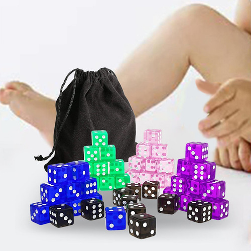 50 Uds. Dados De 6 Lados Dados De Juego De Rol Dados De 16mm