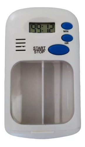 Mini Pastillero Alarma Compartimentos Pastillas Portatiles 