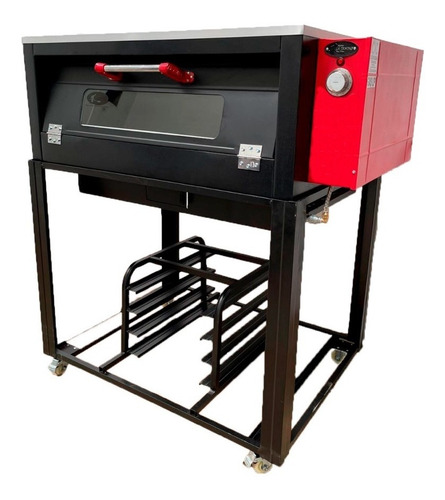 Horno Para Pizza 1 Charola C/ Cristal ¡ Timer De Regalo !