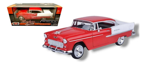 1955 Chevy Bel Air Rojo - Motor Max 1:24