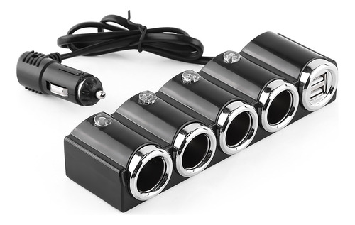 Dc 12v/24v Usb 4 Vías Coche Encender De Cigarrillos Diviso