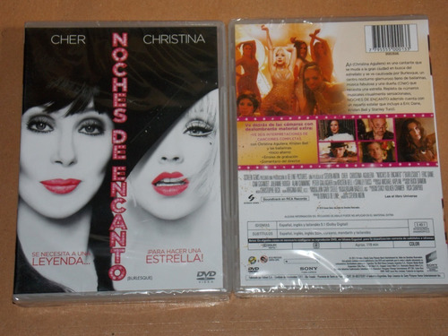 Dvd Orig Noches De Encanto Cher Christina Aguilera - Sellada