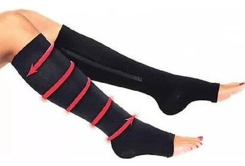 . Para Calcetines Para Venas Varicosas Con Cierre, 5 Pares /