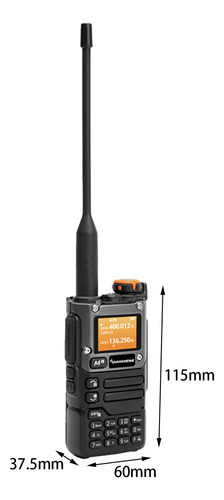 Radio Bidireccional Uv-k58 Banda De Con Con Micrófono Na771