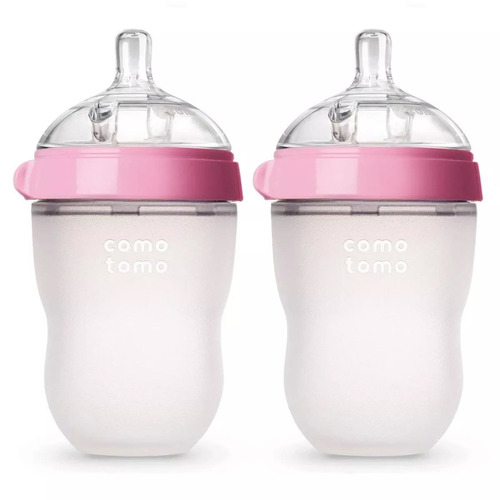 2x Como Tomo Mamadeira 250ml Bebês Recem Nascido 3-6 Meses 