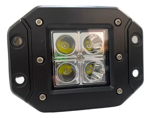 Faro De Trabajo Led Con 4 Led De Alta Potencia 12 Cm 18 W