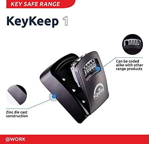 Caja De Seguridad Para Llaves Squire - Candado De Combinació