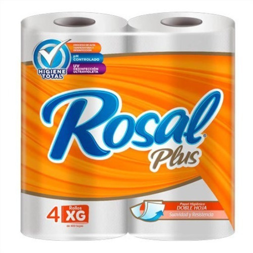 Bulto De Papel Higiénico Rosal Plus De 400 Hojas - Paveca 