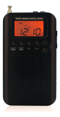 Hrd-104 Am/ Fm Radio Estéreo Pocket 2 Bandas Digital