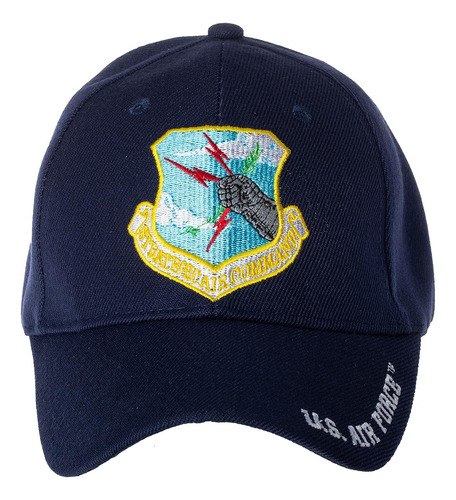 Gorra De Beisbol Ajustable Bordada Con Oficial De La Fuerza