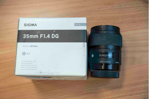 Lente Sigma 35mm F1.4 Para Canon Serie Art