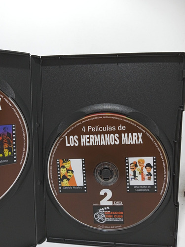 Imagen 7 de 7 de 4 Películas De Los Hermanos Marx - Colección Cine Club - 2 C
