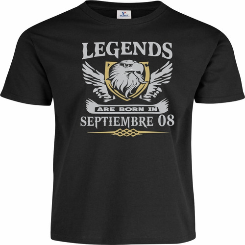 1 Playera Diseño Legends Septiembre