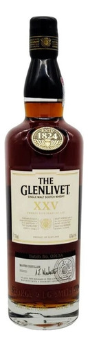 Whisky 25 Glenlivet Single Malt 750ml