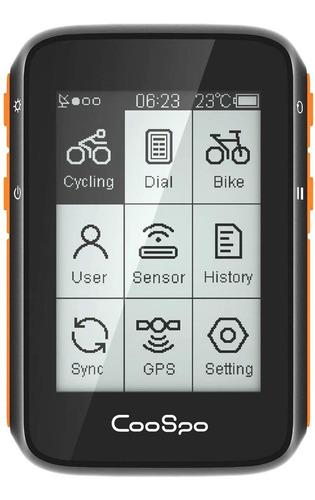 Computador De Bicicleta Coospo Bc200, Gps, Bluetooth, Lcd