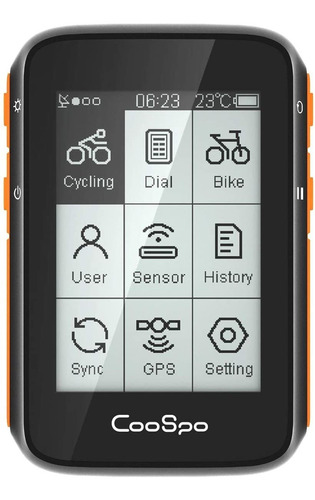 Ciclocomputador Coospo Bc200, Gps, Bluetooth, Lcd