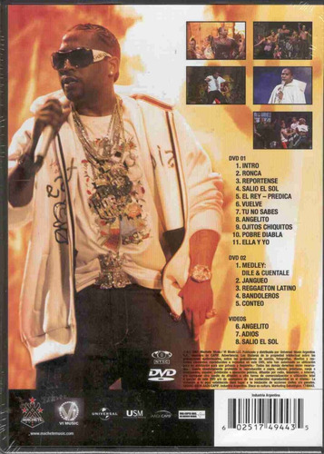 Don Omar - King Of Kings Live (dvd) Original Nuevo