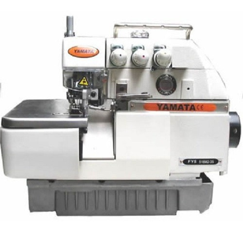 Máquina De Costura Overlock Yamata Industrial Cor Branco 110V/220V