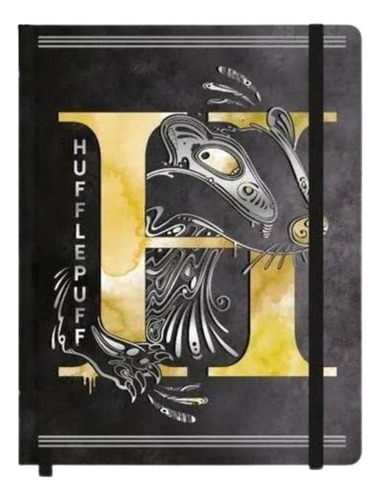 Caderno Anotação Harry Potter Hufflepuff 190x245mm 80 Folhas