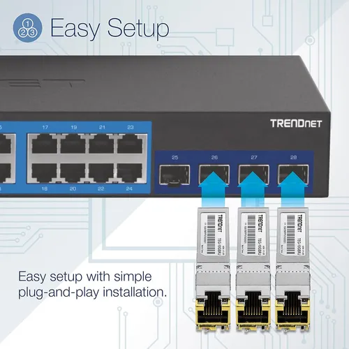 Módulo Sfp+ De Cobre Rj-45 10g De Trendnet, Convierte Un...