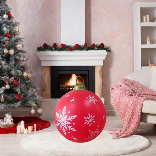 2025 Bola De Navidad Inflable Adorno Inflable Bola Copos De
