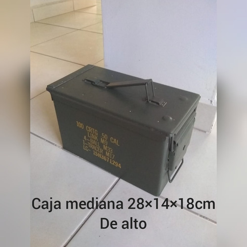 Cajas Metálicas Del Army, Herméticas, Multiusos.