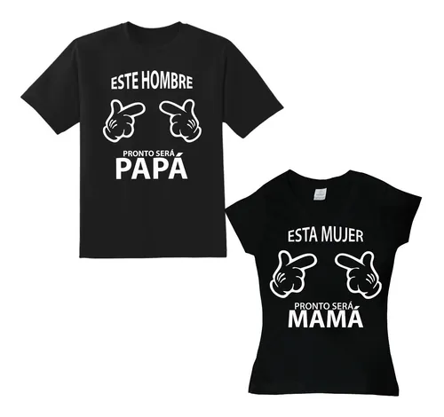 2 Playeras Personalizadas Algodón Papás