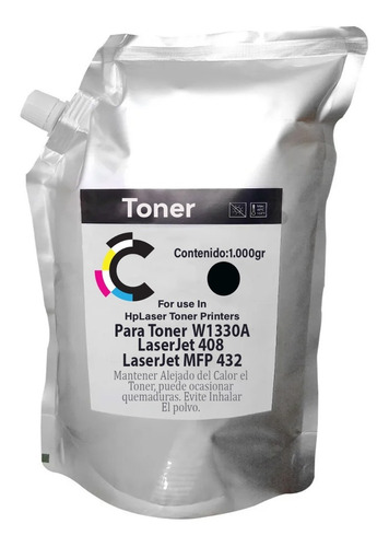 Kilo Toner Compatible Para W1330a Impr Laserjet 408 Mfp 432