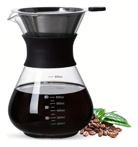 Cafetera Metodo Filtrado Chemex Vidrio Borosilicato 800 Ml