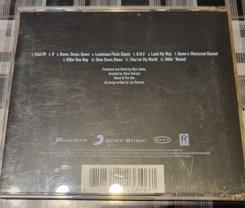 Joe Satriani - Cd Import Impec -music On Cd #cdspaternal (Usado)