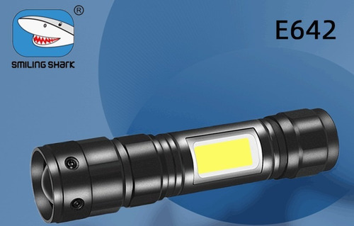 Linterna Recargable Smiling Shark E-642